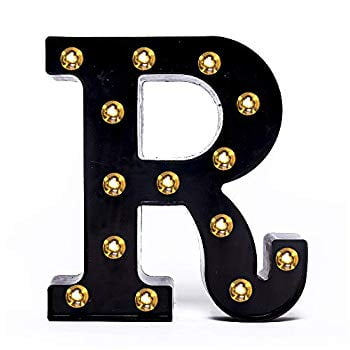 Letter light,26 Alphabet Light Up Marquee Letters Sign Battery Powered